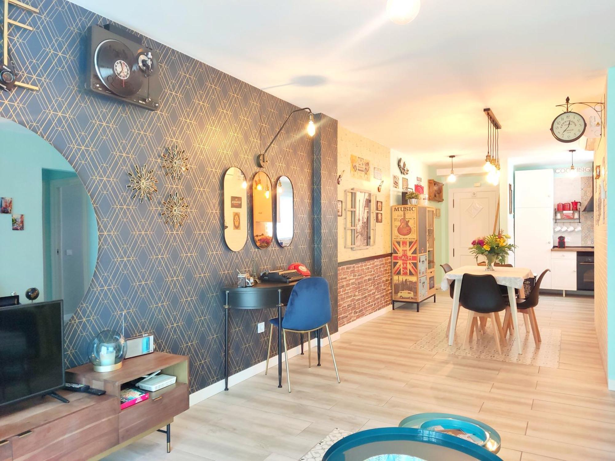 דירות Alhaurín de la Torre 80S Loft Vintage 15' Malaga Airport Free Guest Parking מראה חיצוני תמונה