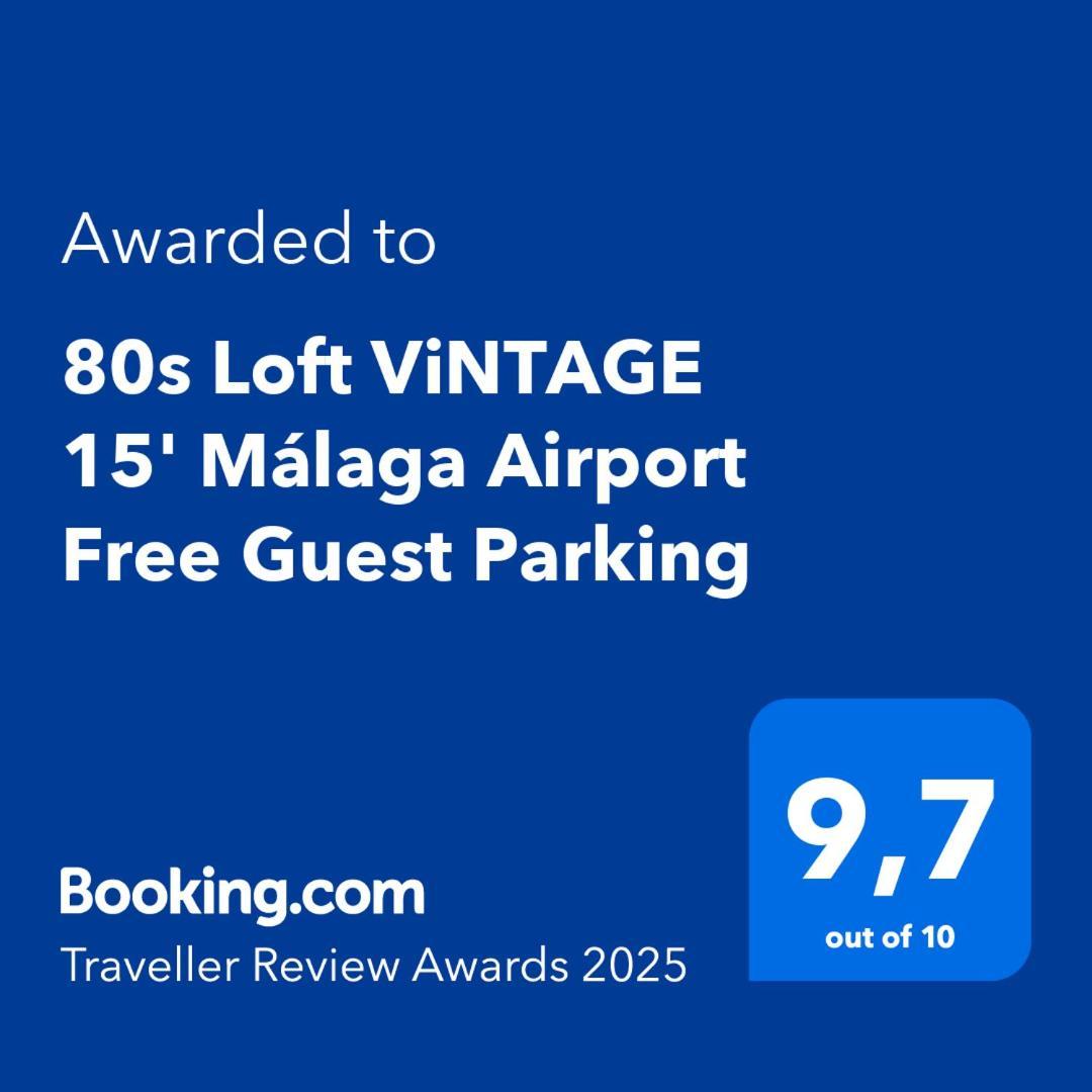 דירות Alhaurín de la Torre 80S Loft Vintage 15' Malaga Airport Free Guest Parking מראה חיצוני תמונה